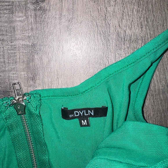 BY.DYLN ARIA CORSET TOP IN GREEN Revolve Medium - Picture 3 of 3